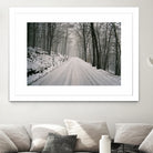 Winter memories XII by Anna Garcia on GIANT ART - white mixed media