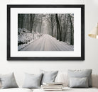 Winter memories XII by Anna Garcia on GIANT ART - white mixed media