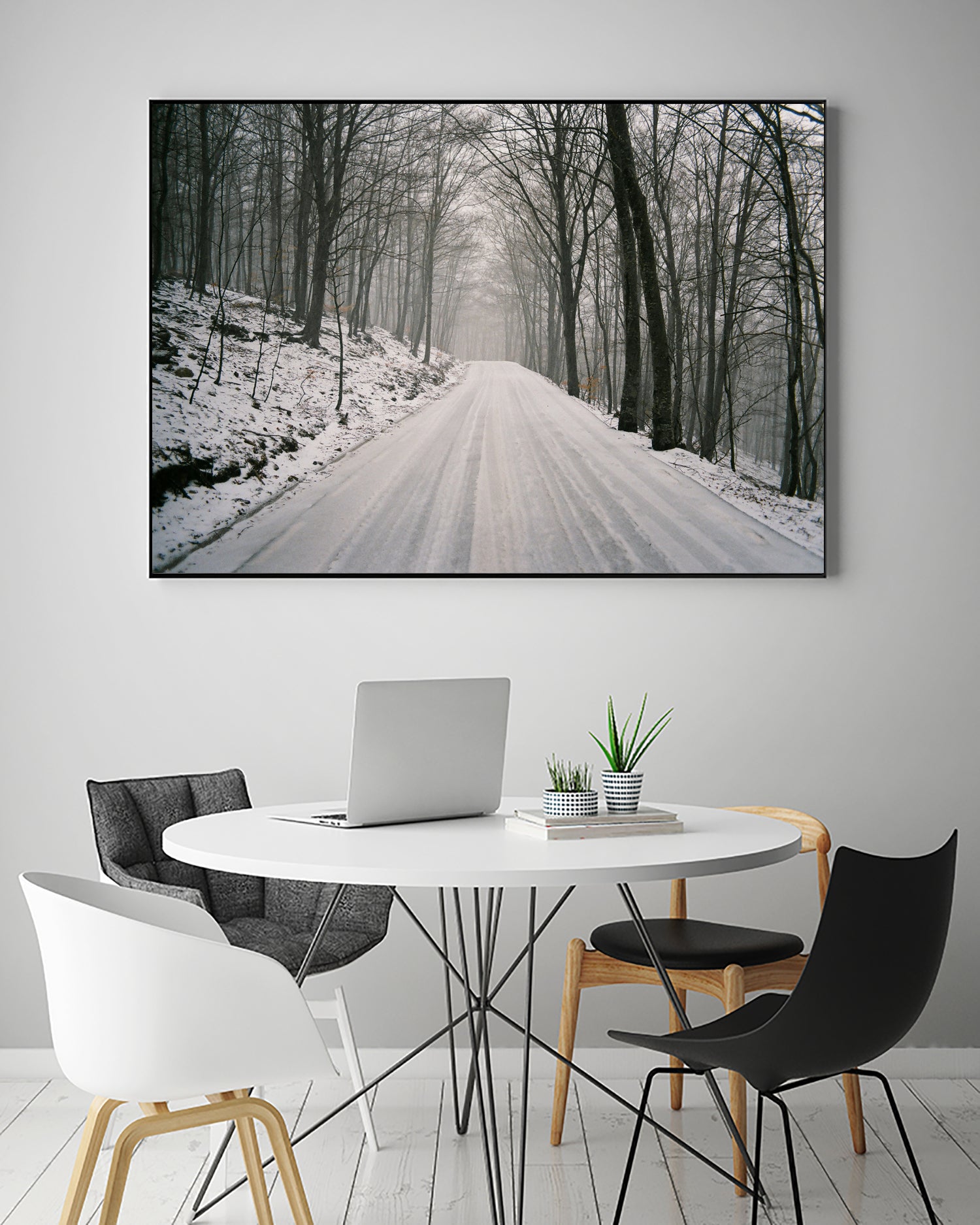 Winter memories XII by Anna Garcia on GIANT ART - white mixed media