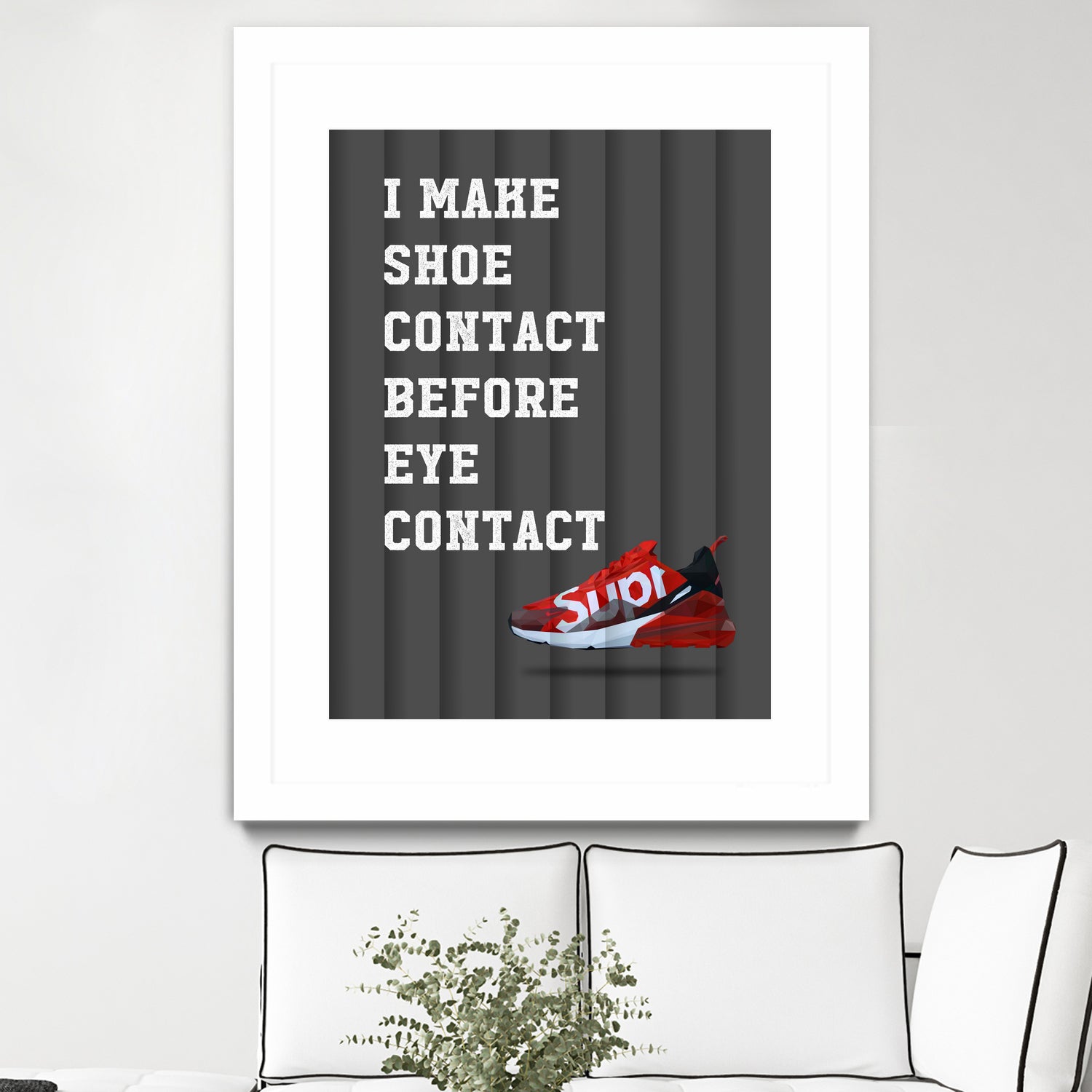 sneakers quotes by M Maisur Amin on GIANT ART - black typography