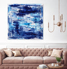 Blue passion by Katerina Izotova on GIANT ART - blue mixed media