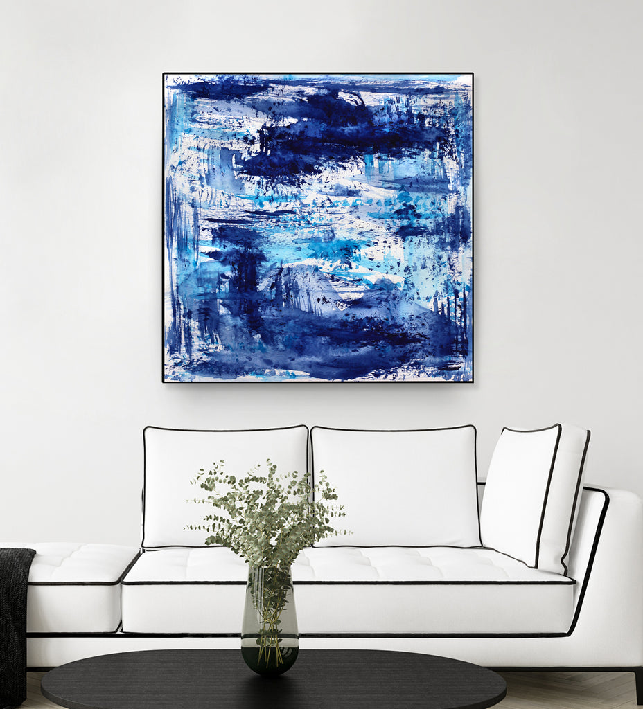 Blue passion by Katerina Izotova on GIANT ART - blue mixed media