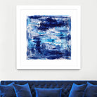 Blue passion by Katerina Izotova on GIANT ART - blue mixed media