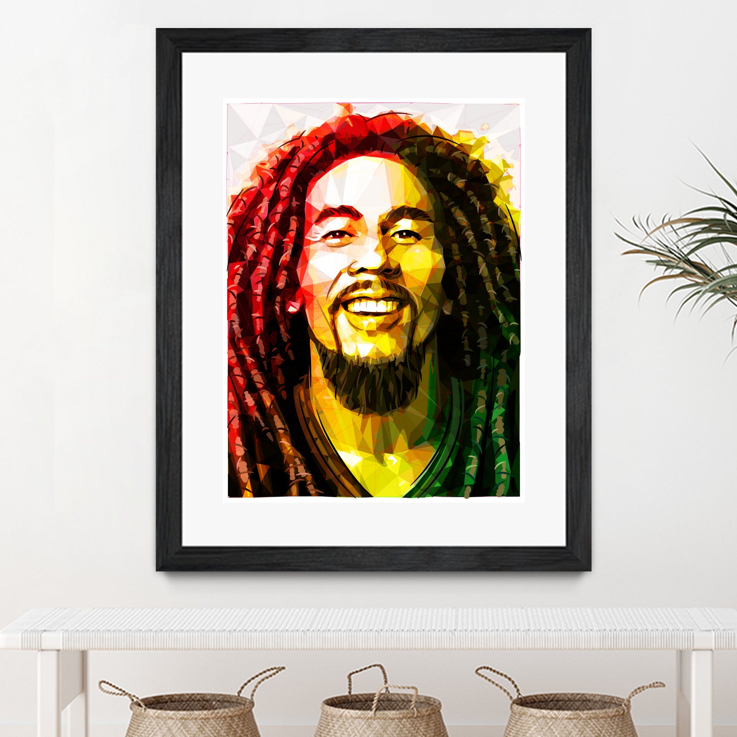 bob marley by Enrico Varrasso on GIANT ART - yellow digital painting