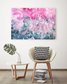 When indigo loves pink || watercolor by Katerina Izotova on GIANT ART - pink mixed media