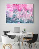 When indigo loves pink || watercolor by Katerina Izotova on GIANT ART - pink mixed media
