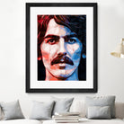 george harrison by Enrico Varrasso on GIANT ART - red digital painting