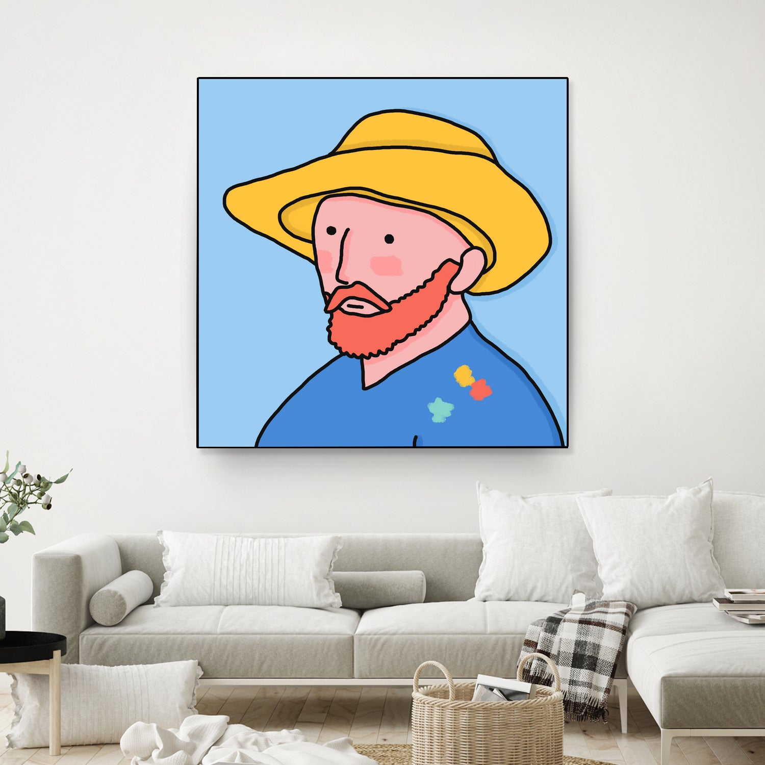 Vincent by Idil Keysan on GIANT ART - blue digital drawing