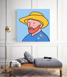 Vincent by Idil Keysan on GIANT ART - blue digital drawing