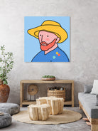 Vincent by Idil Keysan on GIANT ART - blue digital drawing