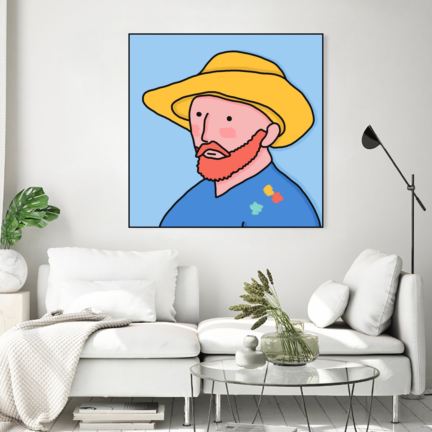 Vincent by Idil Keysan on GIANT ART - blue digital drawing