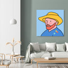 Vincent by Idil Keysan on GIANT ART - blue digital drawing