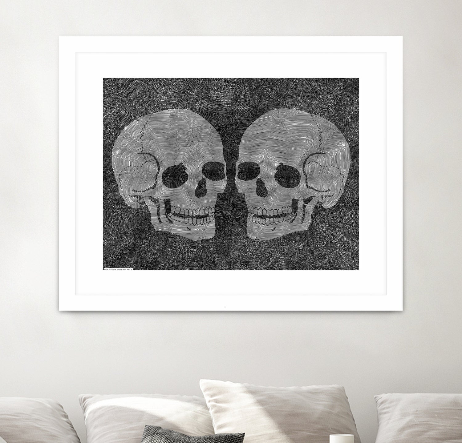 Memento Mori VI by Victor Fitzsimons on GIANT ART - black digital drawing