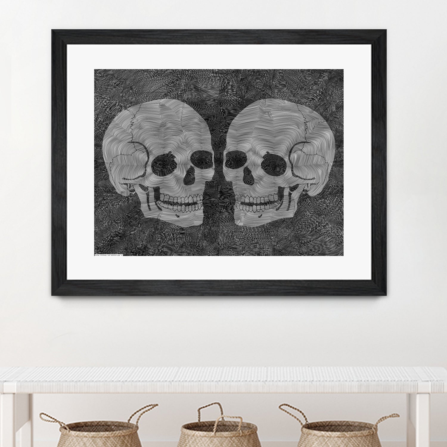 Memento Mori VI by Victor Fitzsimons on GIANT ART - black digital drawing