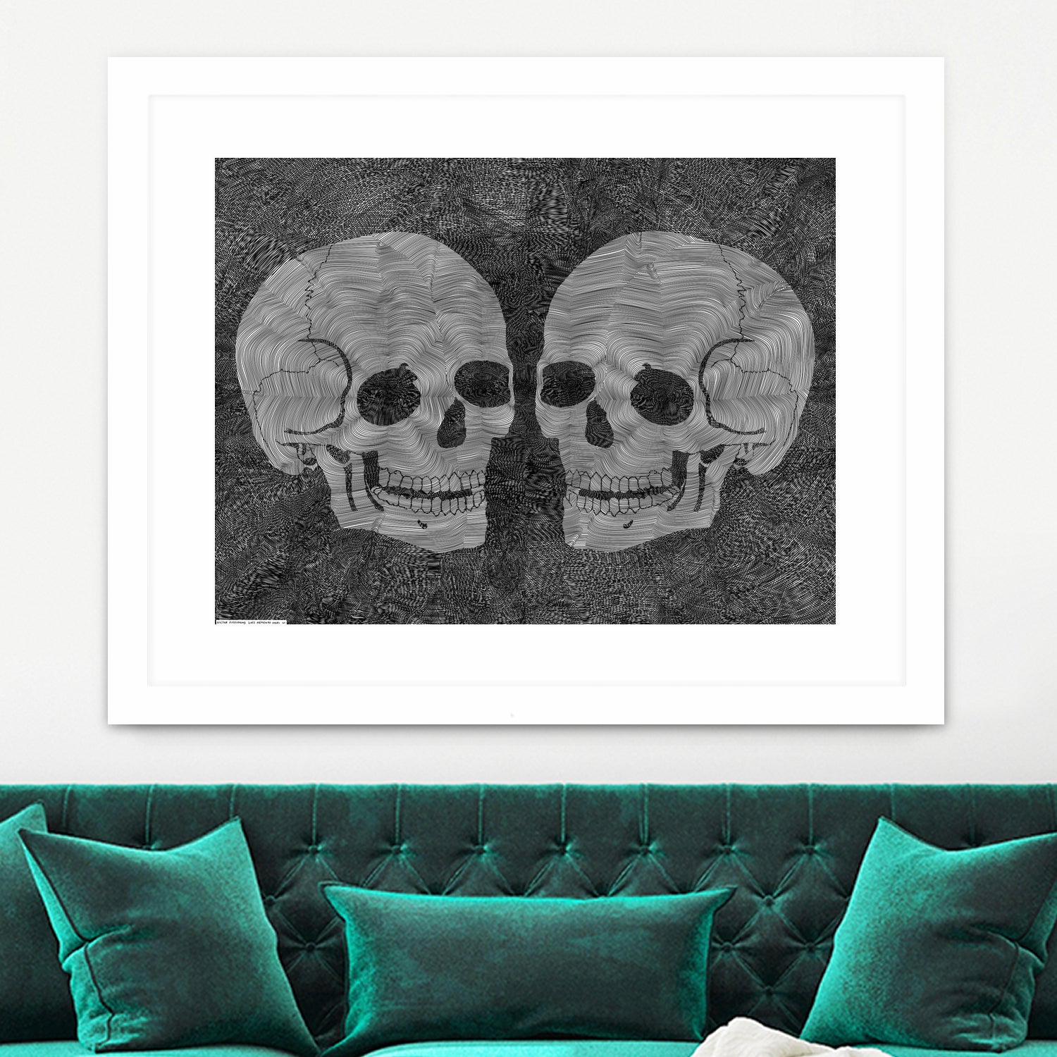 Memento Mori VI by Victor Fitzsimons on GIANT ART - black digital drawing