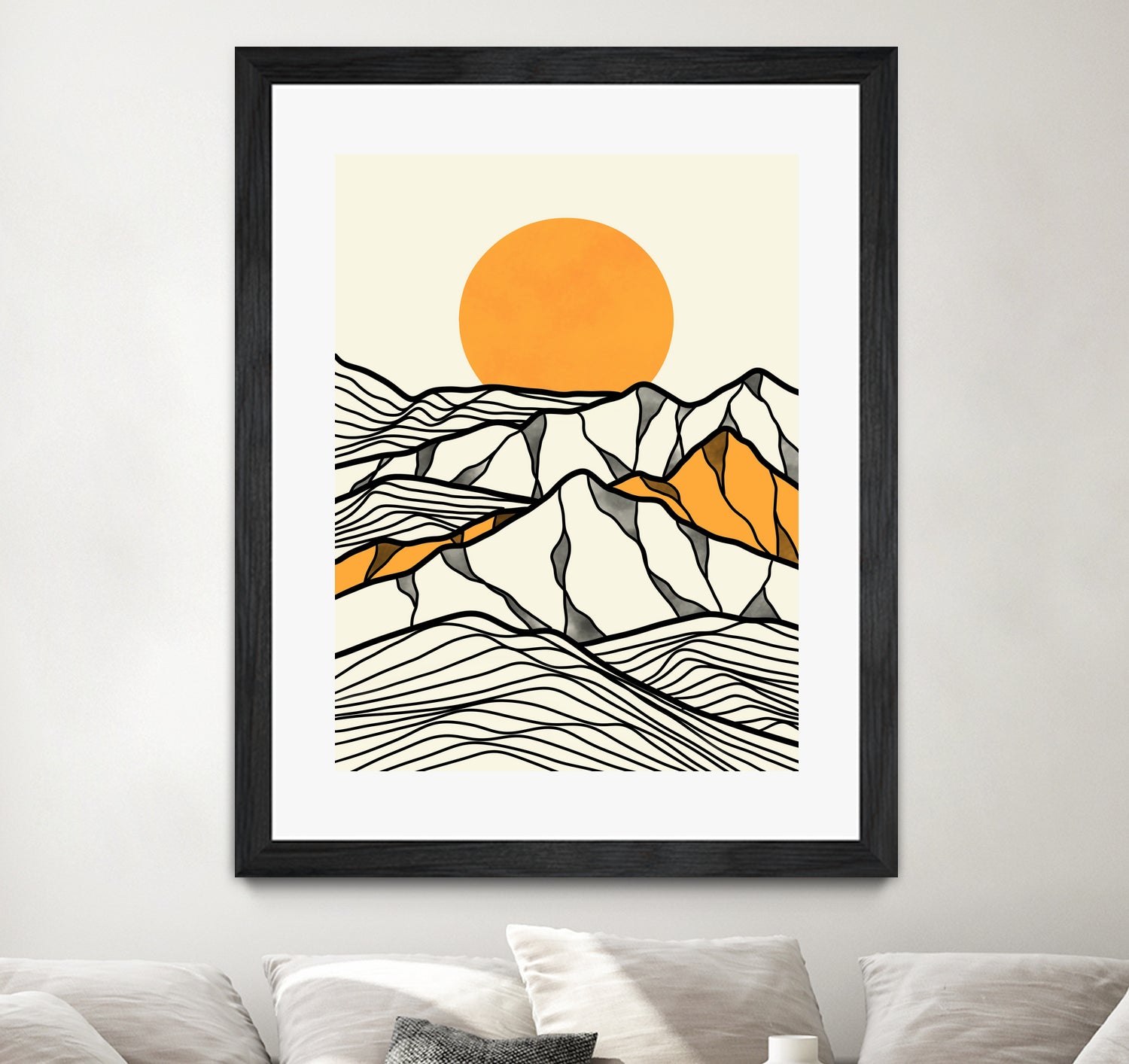 The Hills by aliym fitranto on GIANT ART - black digital drawing