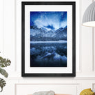 Fantasy at mountain lake by patrik lovrin on GIANT ART - blue photo manipulation