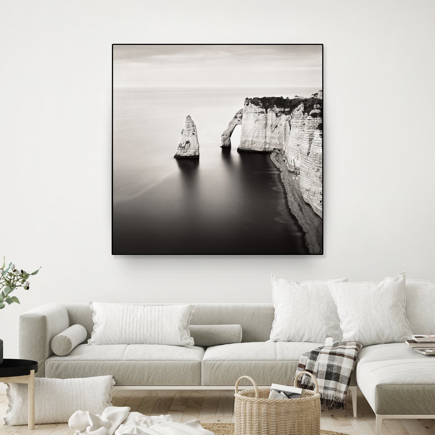 Falaise d'Aval Etretat Study I by Rafal Krol on GIANT ART - black photo illustration