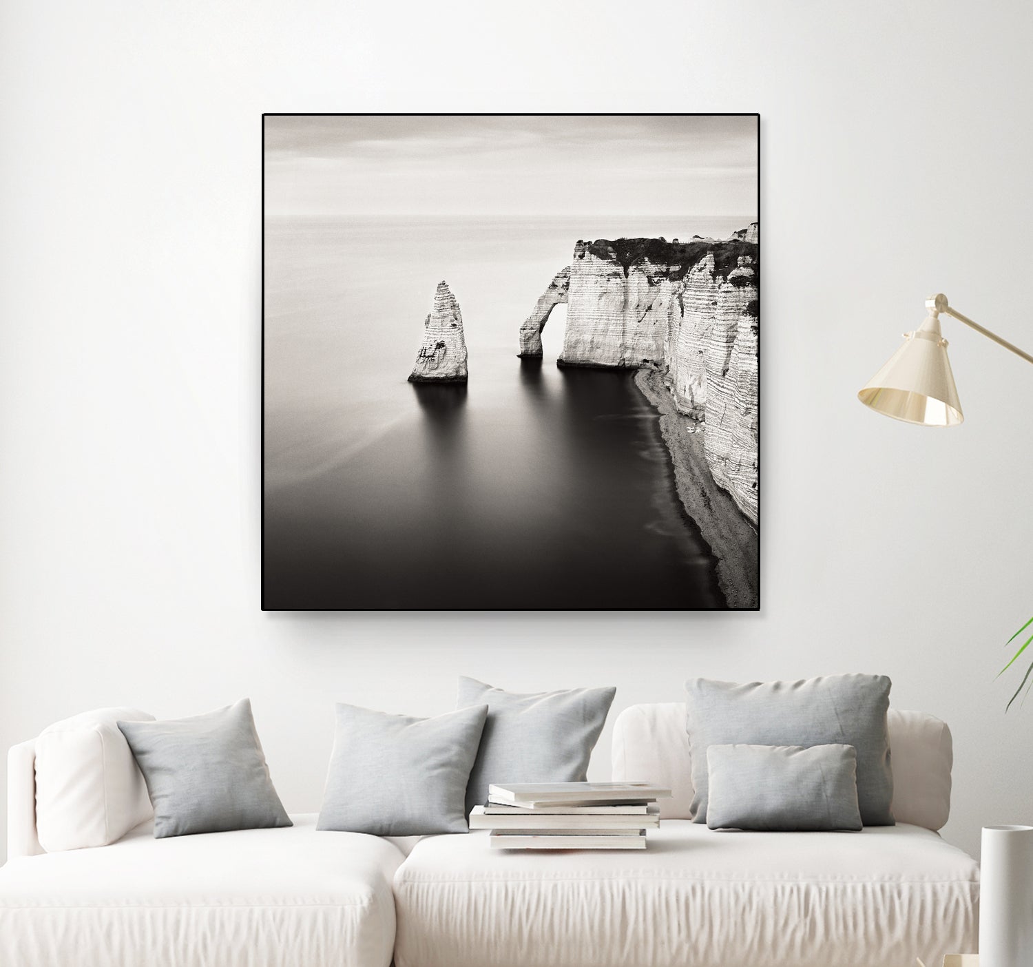 Falaise d'Aval Etretat Study I by Rafal Krol on GIANT ART - black photo illustration