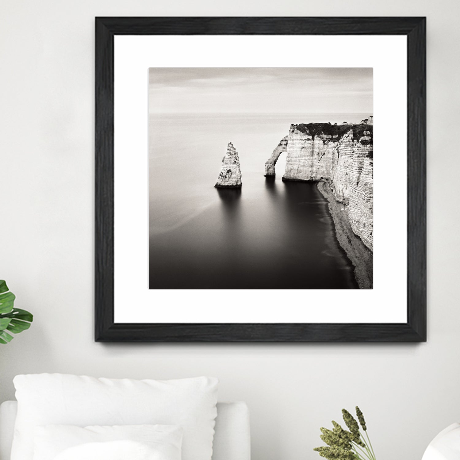 Falaise d'Aval Etretat Study I by Rafal Krol on GIANT ART - black photo illustration