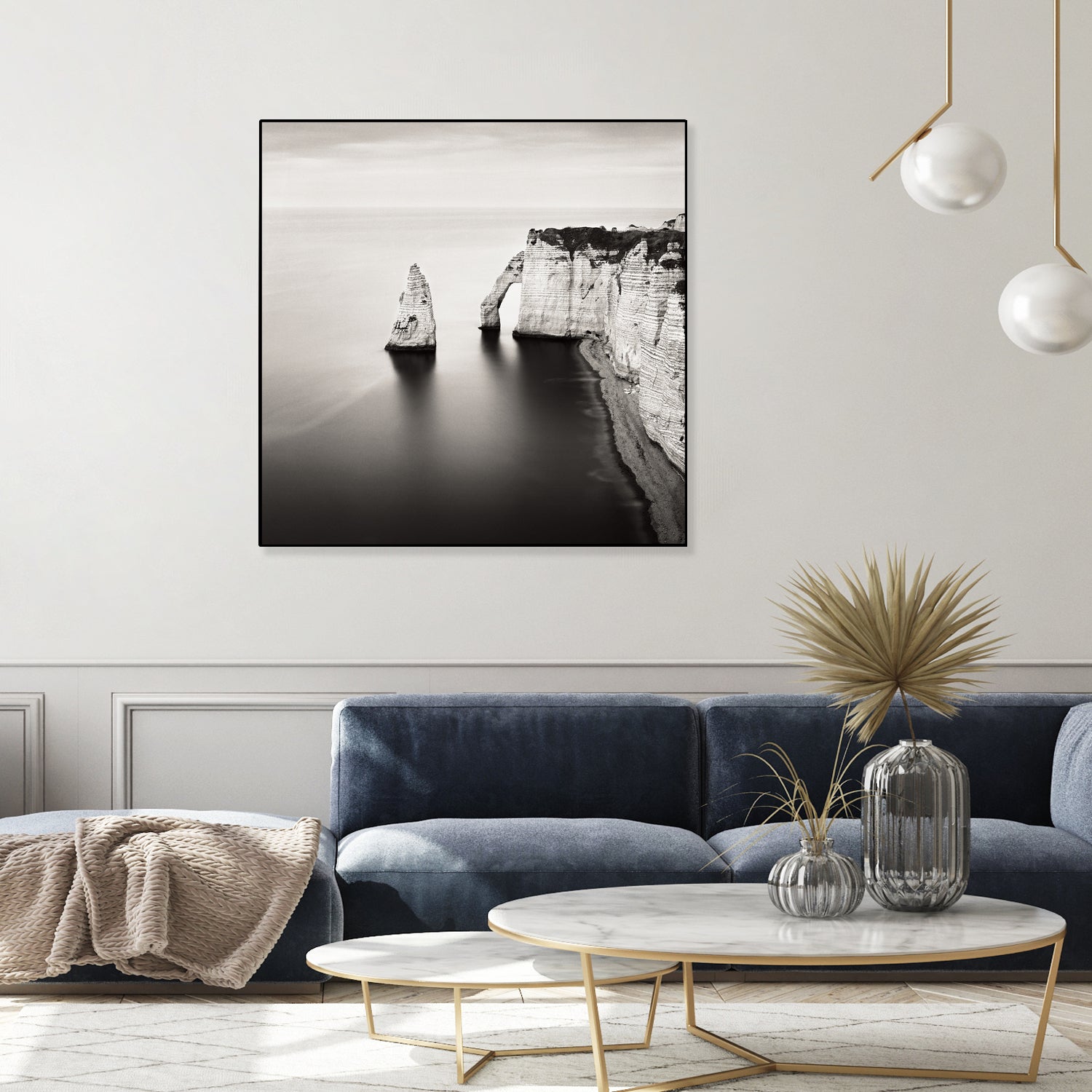 Falaise d'Aval Etretat Study I by Rafal Krol on GIANT ART - black photo illustration