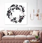 Black Orchid by Viktoria Sevastyanova on GIANT ART - white typography