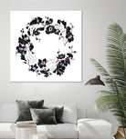 Black Orchid by Viktoria Sevastyanova on GIANT ART - white typography