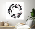 Black Orchid by Viktoria Sevastyanova on GIANT ART - white typography