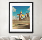 Happy Trails by Sammy Slabbinck on GIANT ART - blue photo illustration