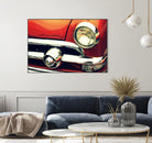 1951 Ford by Lyle Hatch on GIANT ART - red photo illustration