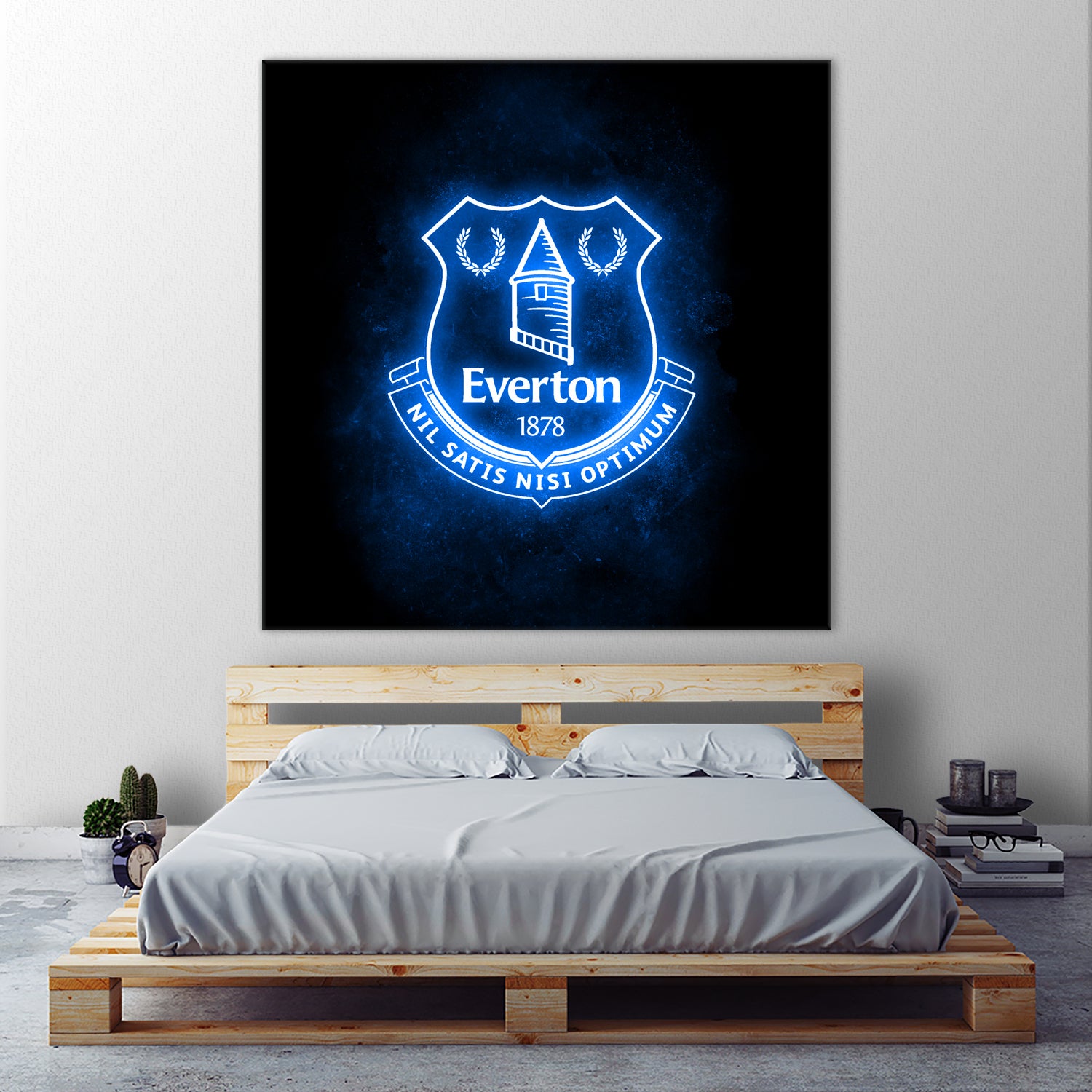 Neon Everton by Imam Safi'i on GIANT ART - black photo illustration