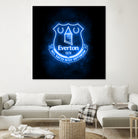 Neon Everton by Imam Safi'i on GIANT ART - black photo illustration