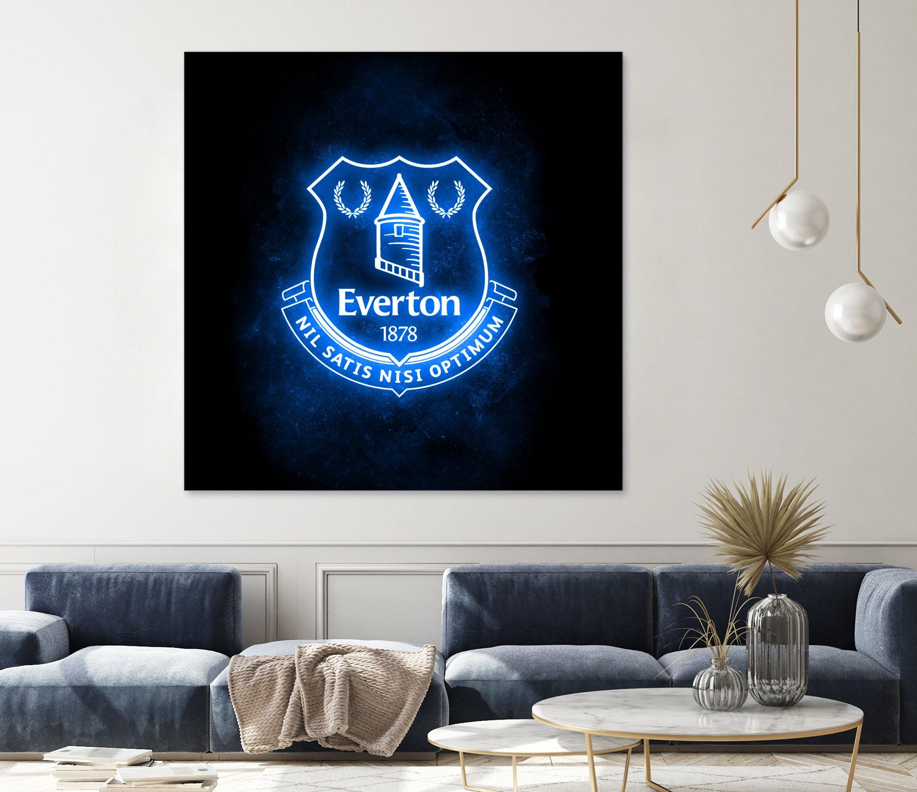 Neon Everton by Imam Safi'i on GIANT ART - black photo illustration