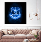 Neon Everton by Imam Safi'i on GIANT ART - black photo illustration