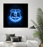 Neon Everton by Imam Safi'i on GIANT ART - black photo illustration