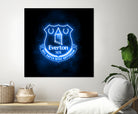 Neon Everton by Imam Safi'i on GIANT ART - black photo illustration