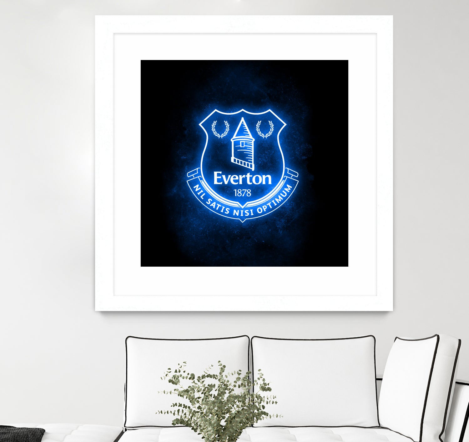 Neon Everton by Imam Safi'i on GIANT ART - black photo illustration