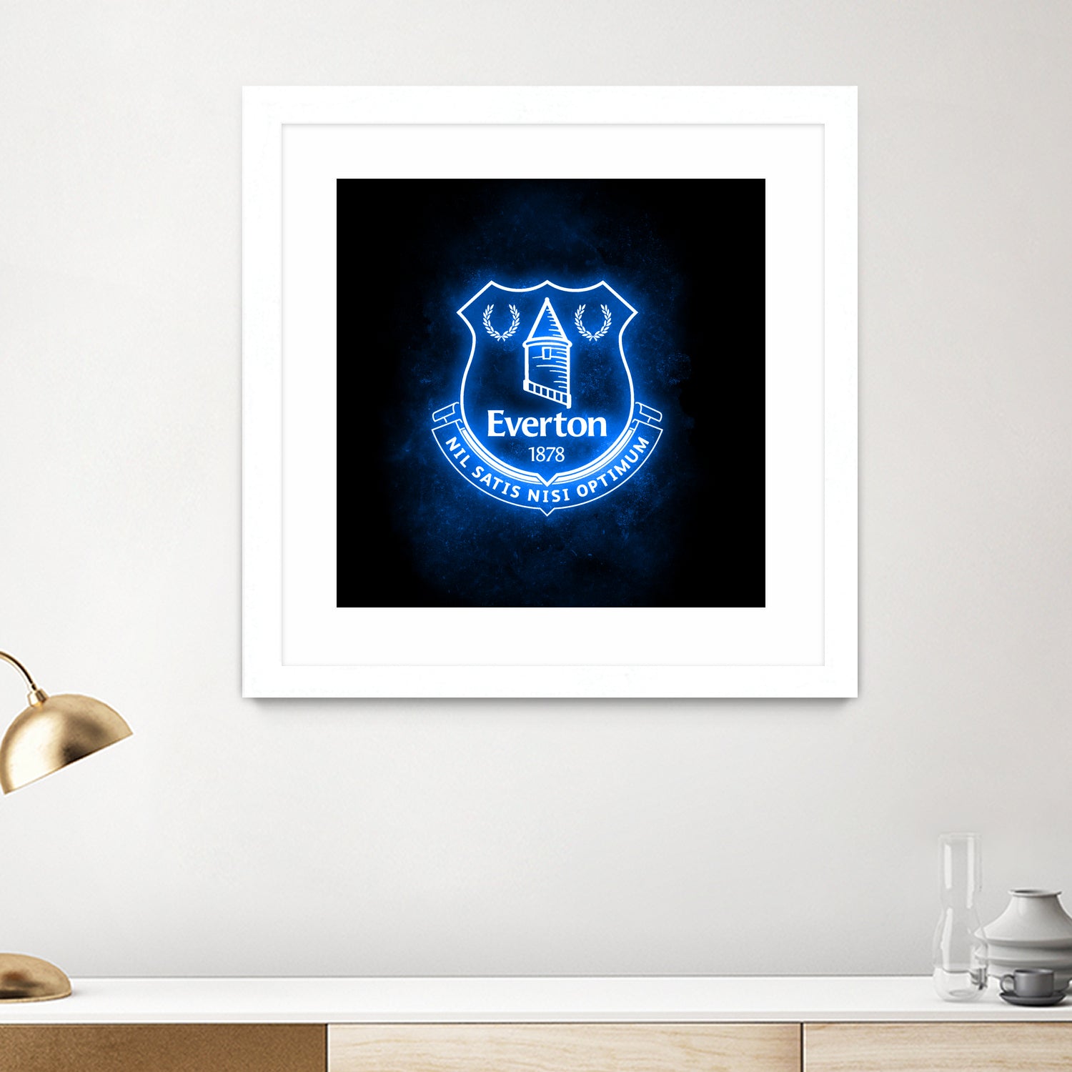 Neon Everton by Imam Safi'i on GIANT ART - black photo illustration