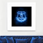 Neon Everton by Imam Safi'i on GIANT ART - black photo illustration