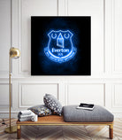 Neon Everton by Imam Safi'i on GIANT ART - black photo illustration