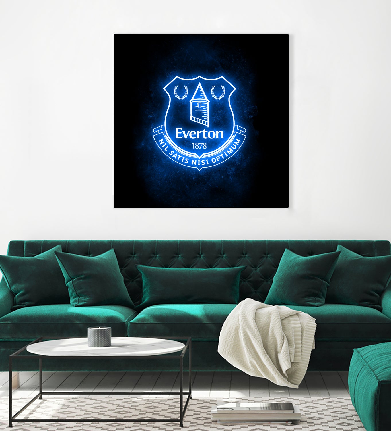 Neon Everton by Imam Safi'i on GIANT ART - black photo illustration