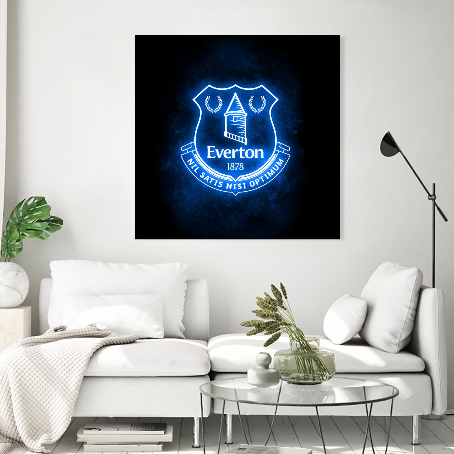 Neon Everton by Imam Safi'i on GIANT ART - black photo illustration