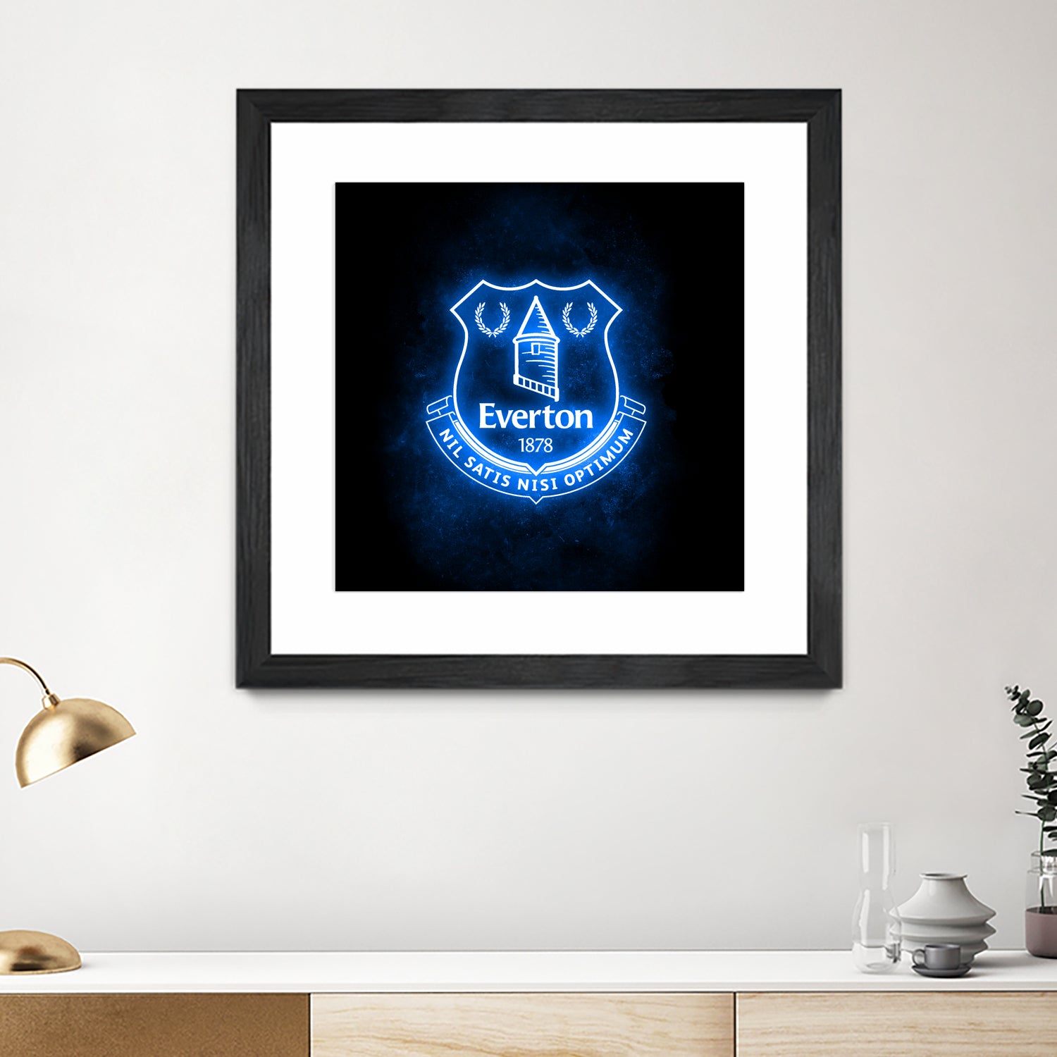 Neon Everton by Imam Safi'i on GIANT ART - black photo illustration