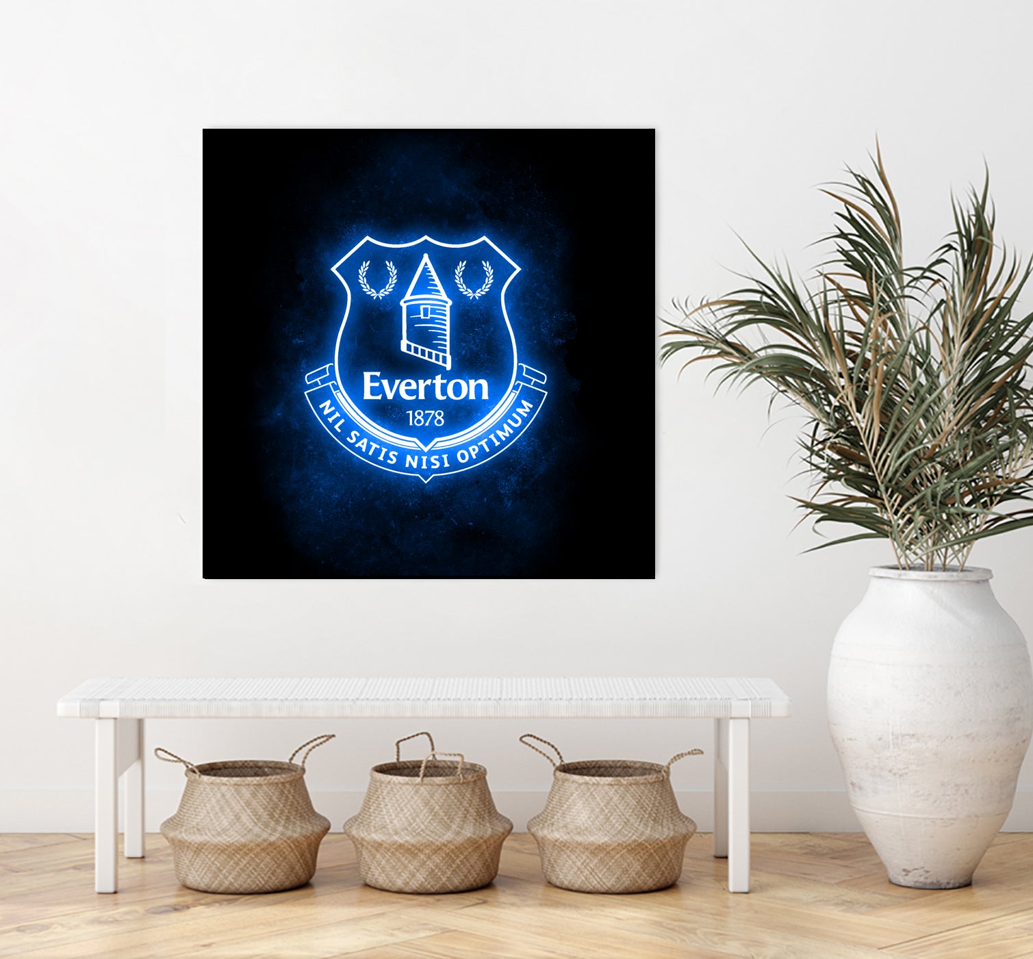 Neon Everton by Imam Safi'i on GIANT ART - black photo illustration