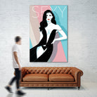 SEXY by Ron Santiano on GIANT ART - black digital drawing