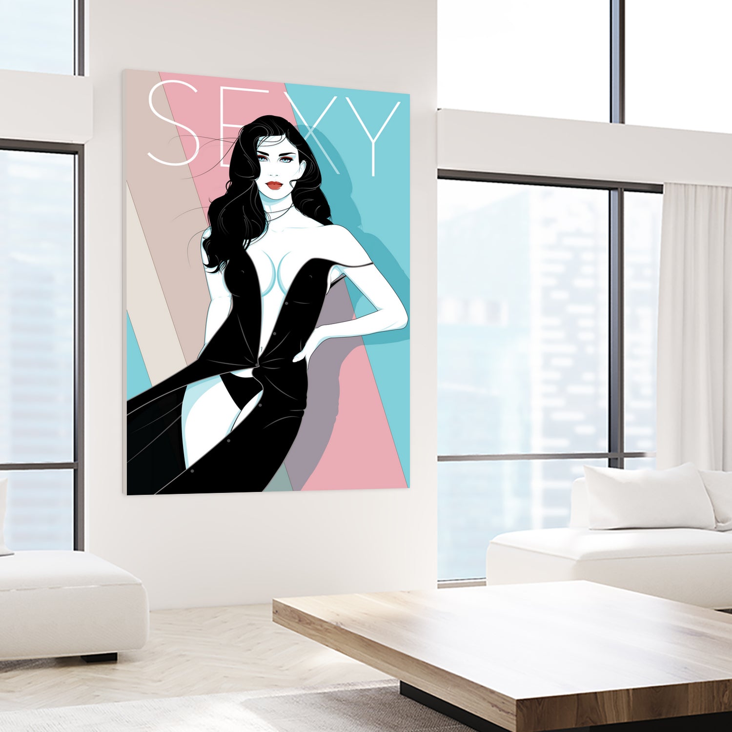 SEXY by Ron Santiano on GIANT ART - black digital drawing