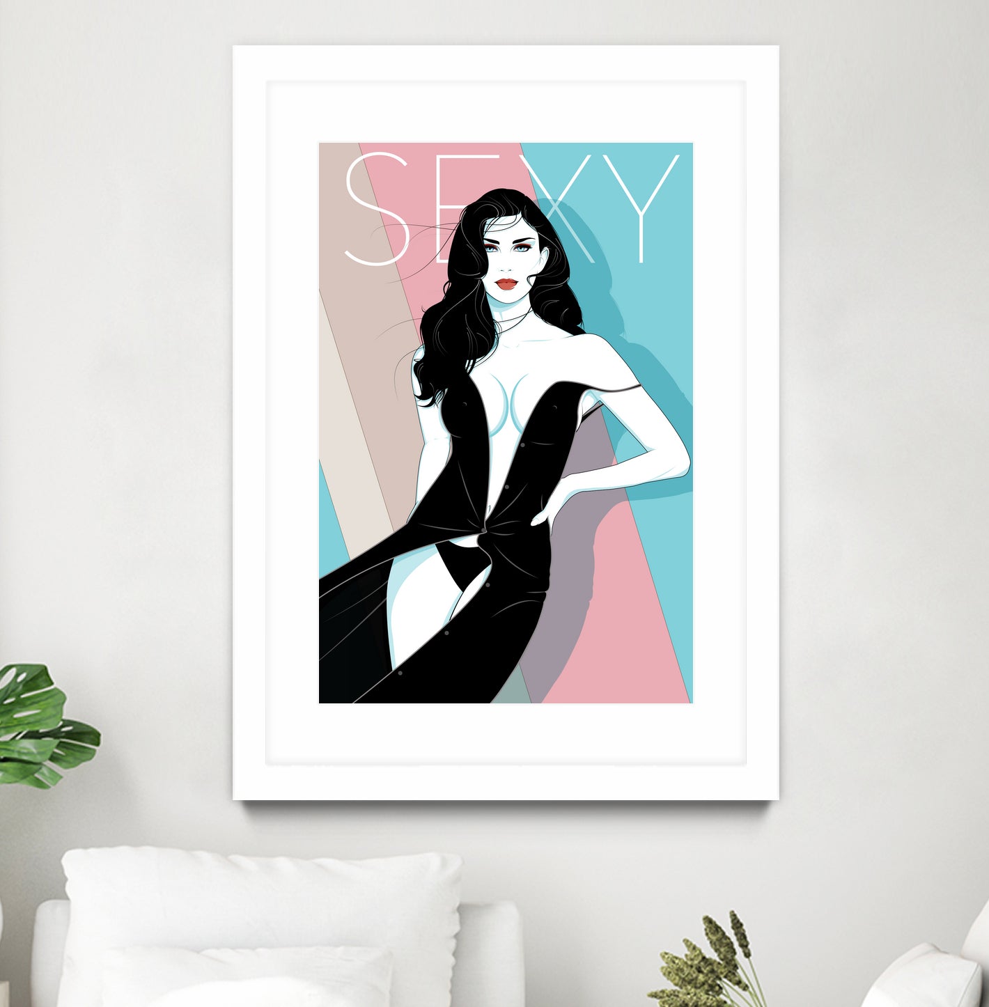 SEXY by Ron Santiano on GIANT ART - black digital drawing