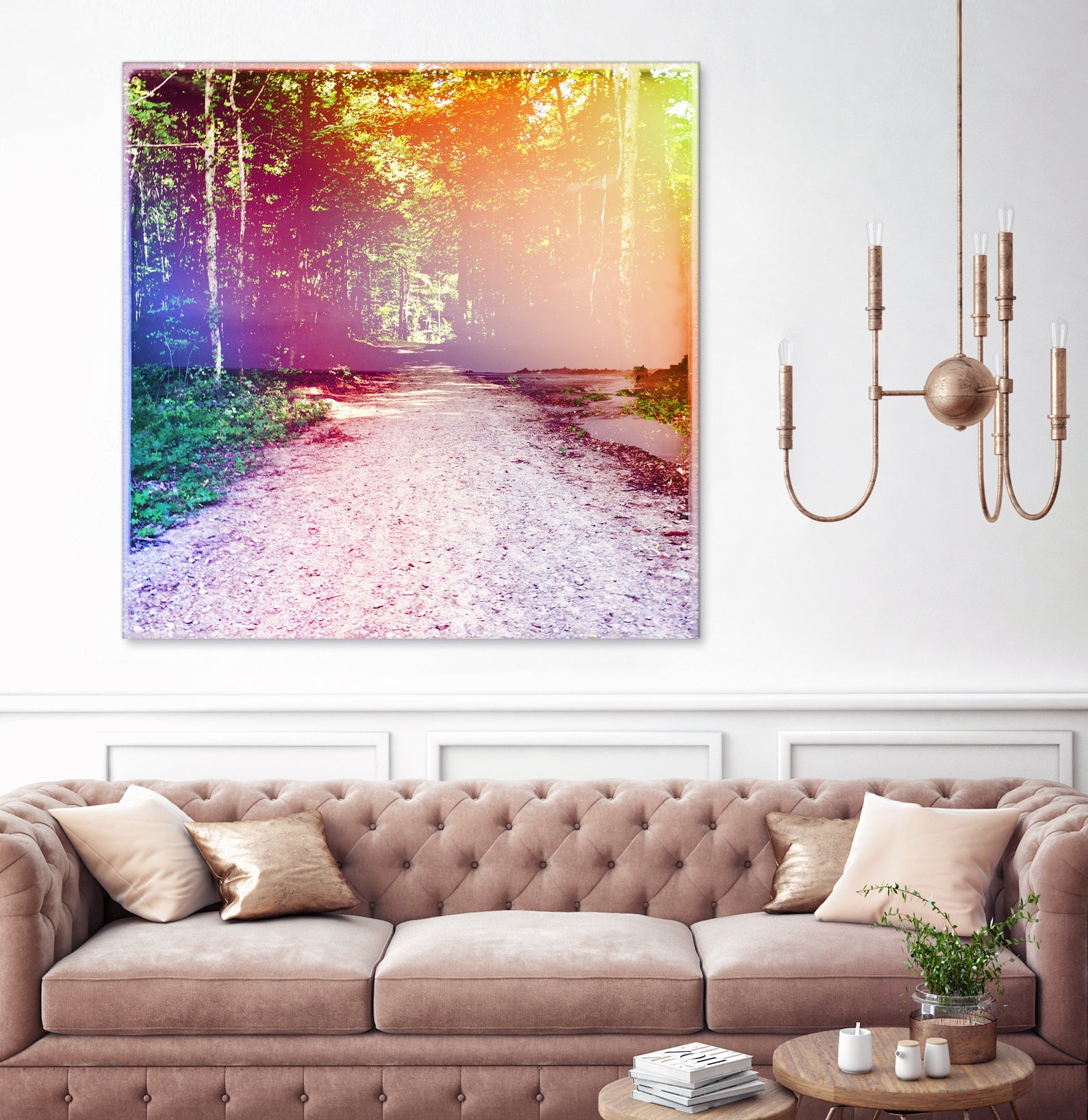 Path by Deb Schmill on GIANT ART - fuchsia photo manipulation