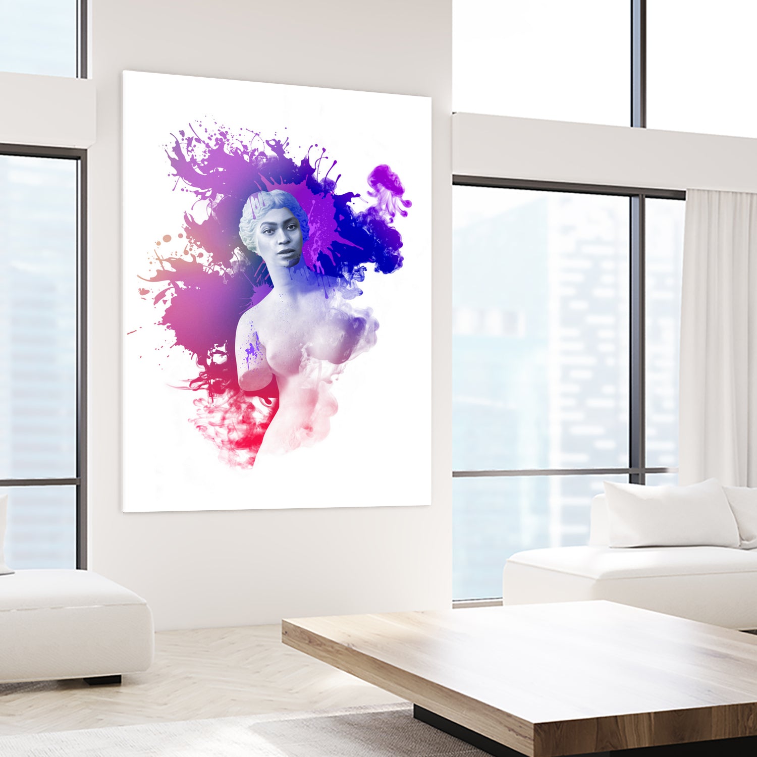 Beyoncé Venus by Pepe Psyche on GIANT ART - fuchsia digital painting