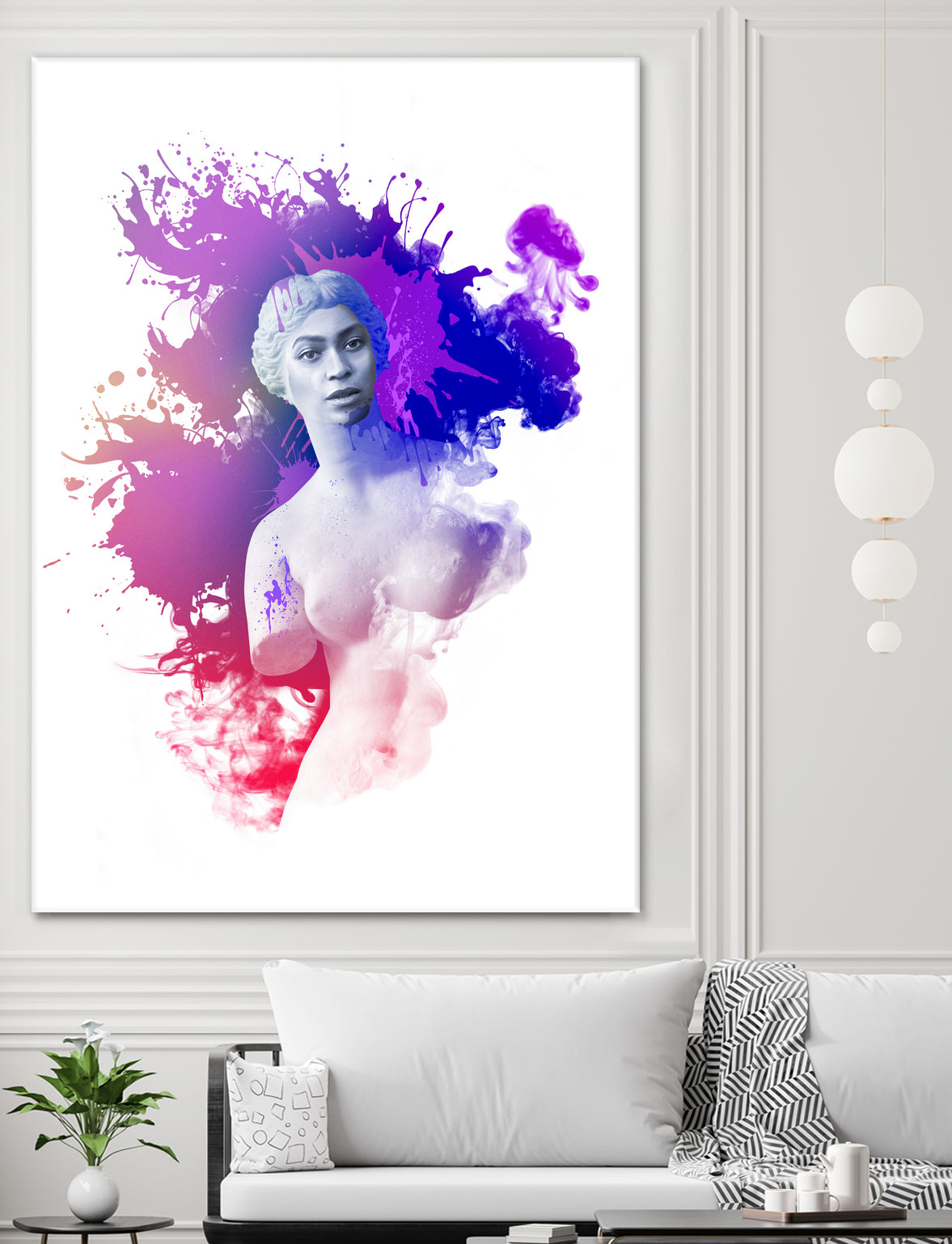 Beyoncé Venus by Pepe Psyche on GIANT ART - fuchsia digital painting